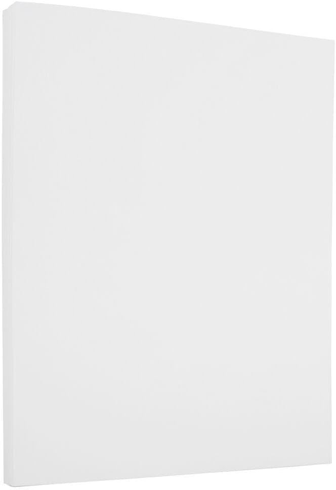 LUXPaper Custom Printed 8.5" x 11" Classic Linen Paper | Customizable Letterhead | Personalized Logo & Text | Letter Size | White | 60lb. Text | 200 Qty