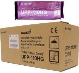 Sony Paper Sony UPP-110HG Thermal Print Media Video Imaging Paper 1box (10 Rolls)