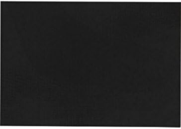 LUXPaper A7 Flat Cards | 5 1/8" x 7" | Black Linen | 100lb. Cover | 250 Qty