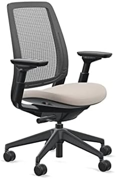 Steelcase Series 2 Office Chair, Air Back, Carpet Casters, Era Fabric (Truffle)