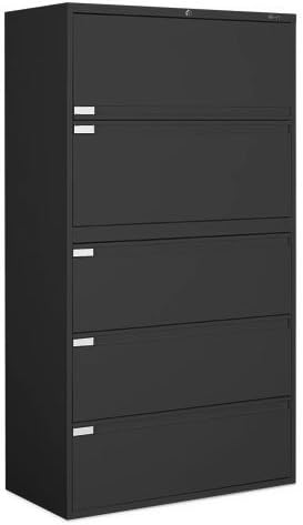 Global Furniture USA 9300 Series 5-Drawer File Finish: Black
