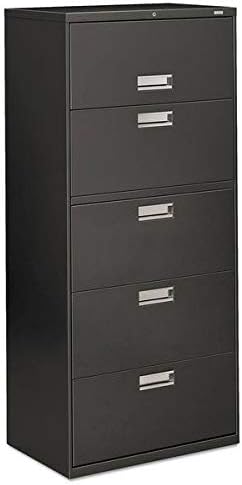 HON 600 Series 30 inch Five Drawer Lateral File Cabinet