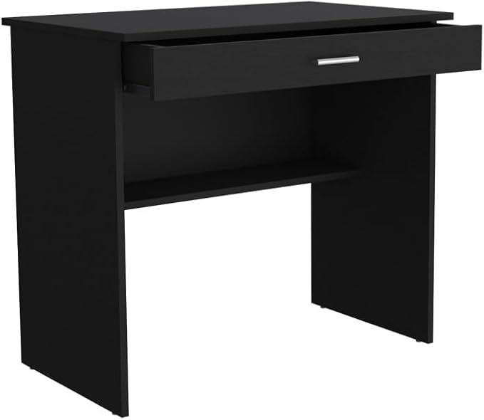 Desk for Home Offices, Student Rooms, Office, Black(27.8" W X 13.2" D)