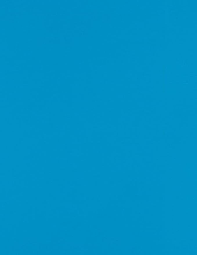 LUXPaper Custom Printed 8.5" x 11" Paper | Customizable Letterhead | Personalized Logo & Text | Letter Size | Pool Blue | 80lb. Text | 100 Qty