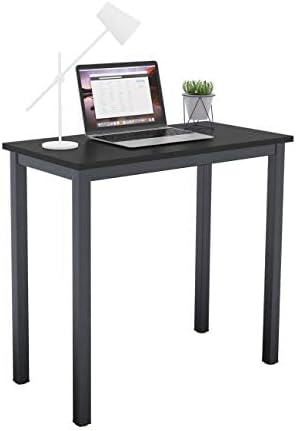 SogesPower 31" Study Computer Desk, Small Writing Desk, Modern Simple Style PC Table for Home Office, Black
