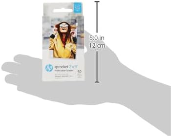 HP Sprocket 2x3" Premium Zink Sticky Back Photo Paper (50 Sheets) Compatible with HP Sprocket Photo Printers.