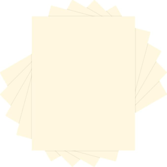 Domtar 94308 30% Recycled Colored Paper, 20 Lb Bond Weight, 8.5 X 11, Ivory, 500/ream