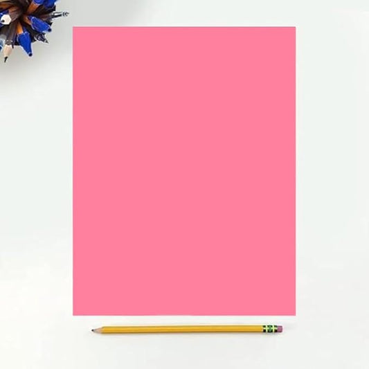 Colored Copy Printing And Writing Paper, 20 pound (75 GSM) 8.5" X 11", Letter Size, 500 Sheets Per Ream. (cherry)
