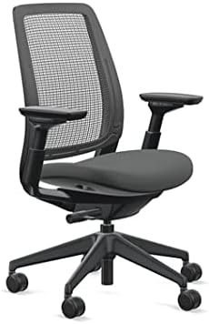 Steelcase Series 2 Office Chair, Air Back, Wheels for Hard Flooring, Cogent Fabric (Lizard)