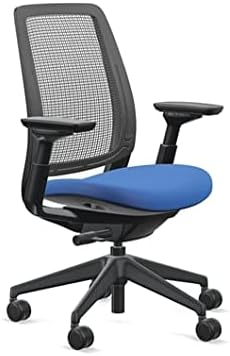 Steelcase Series 2 Office Chair, Air Back, Carpet Casters, Cogent Fabric (Royal Blue)