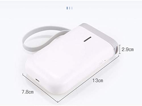 Multifunction Thermal Label Printer Mini Portable Pocket Thermal Printer for Mobile Phone Home Use Office(C)