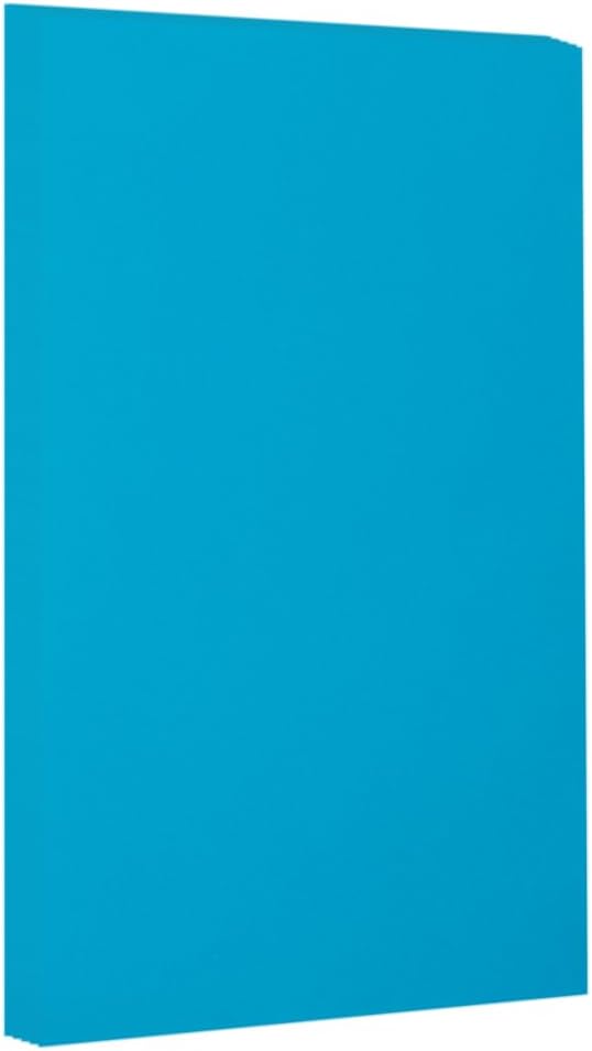LUXPaper 11" x 17" Paper | Tabloid Size | Pool Blue | 80lb. Text | 50 Qty