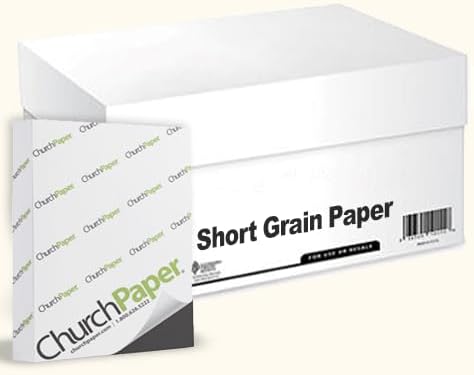 Ivory Short Grain Paper 11 x 8.5" 24lb. Text, Book Binding, Craft Paper, Multi-Purpose, 1000 Sheets (2 Ream Bundle) S11-24-02-2