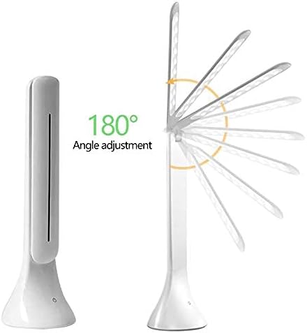 LED Desk Lamp (3 Modes, Touch Control) - Office Lamp for Reading, Studying, USB Rechargeable