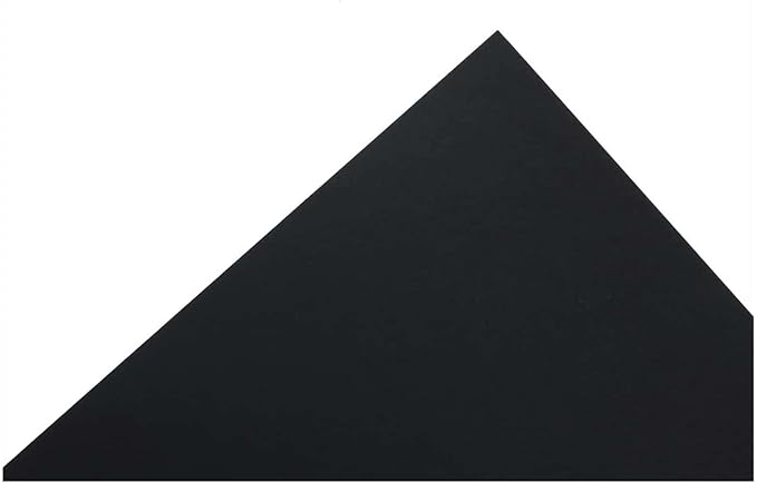 Cdstk Smooth 12x12 80lb 25pc Pk Black