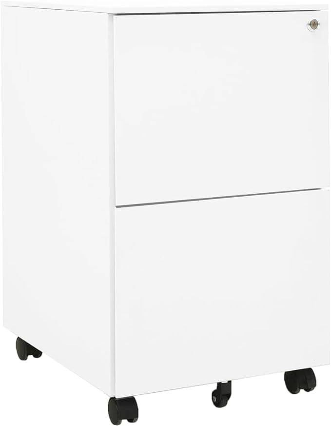 vidaXL File Cabinet Locks Filing Cabinet Rectangular Modern