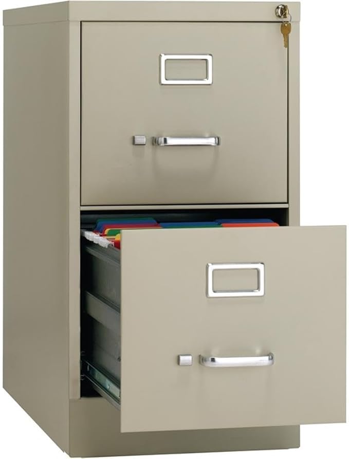 2 Drawer Commercial Letter Size File Cabinet Finish: Putty