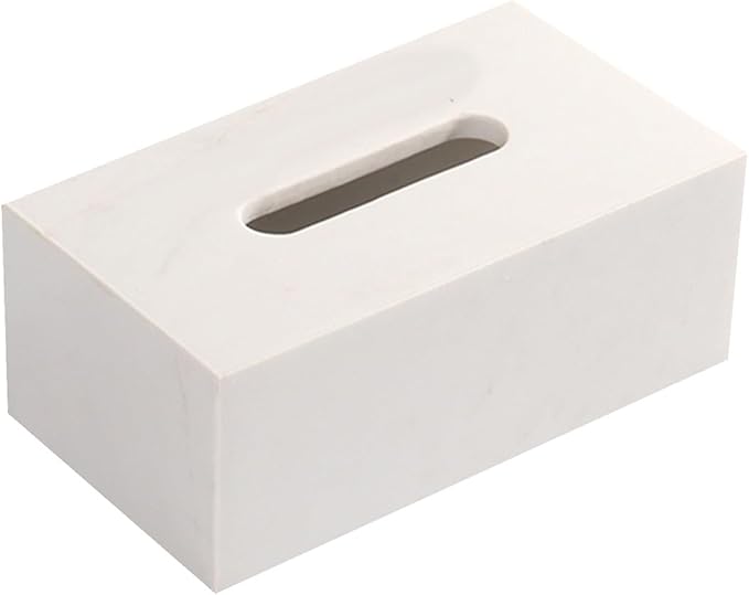 Stylish Tissue Box Rectangular Tissue Box Cover Plastics Tissue Box lid Reusable Tissue Box for Bathroom Bedroom Dressers Desk Offices Home Modern Tissue Box (Color : Green, Size : Multi-Col