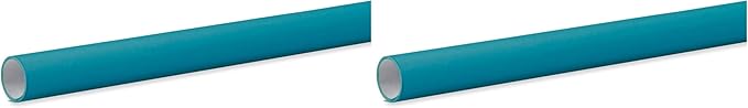 Fadeless Bulletin Board Paper, Fade-Resistant Paper for Classroom Decor, 48” x 12’, Azure, 1 Roll (Pack of 2)