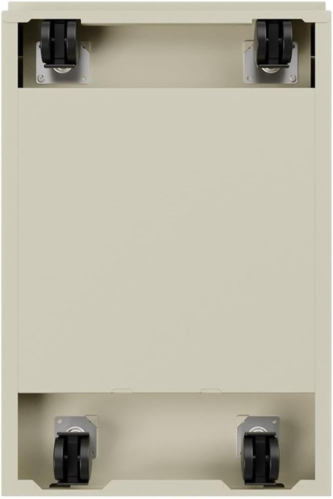 Hirsh Industries 20" Deep 2 Drawer Mobile File Cabinet File in Putty