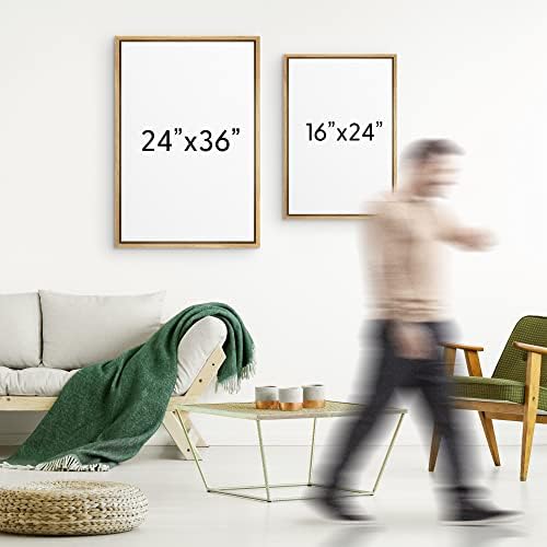 SIGNWIN Framed Canvas Print Wall Art Dark High Contrast White Storm Cloud Navy Blue Sky Nature Wilderness Photography Modern Art Landscape Relax/Calm for Living Room, Bedroom, Office - 16"x24" NATURAL