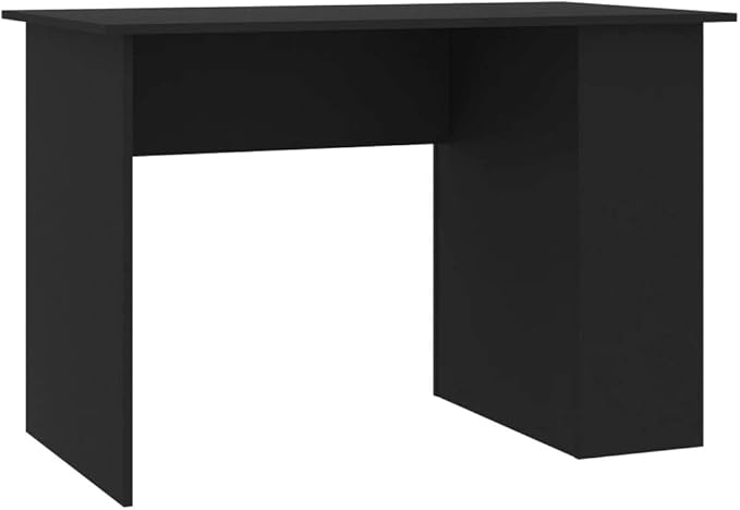43.3" Computer Desk, Computer Workstation with Shelves, Study Writing Home Office Desk, Modern Chipboard Multipurpose Desk Easy Assemble, 43.3 x 23.6 x 28.7 inch