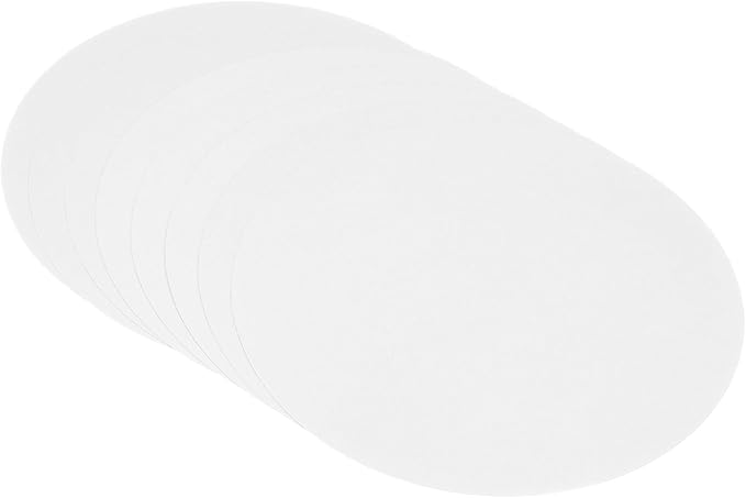 PATIKIL 9.8-inch Round Cardboard Paper, 20 Pcs 200GSM Blank Disc Circles Slices Cutouts Paper for Party Decorations DIY Craft Arts Drawing Painting Writing, White