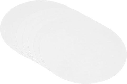 PATIKIL 9.8-inch Round Cardboard Paper, 20 Pcs 200GSM Blank Disc Circles Slices Cutouts Paper for Party Decorations DIY Craft Arts Drawing Painting Writing, White