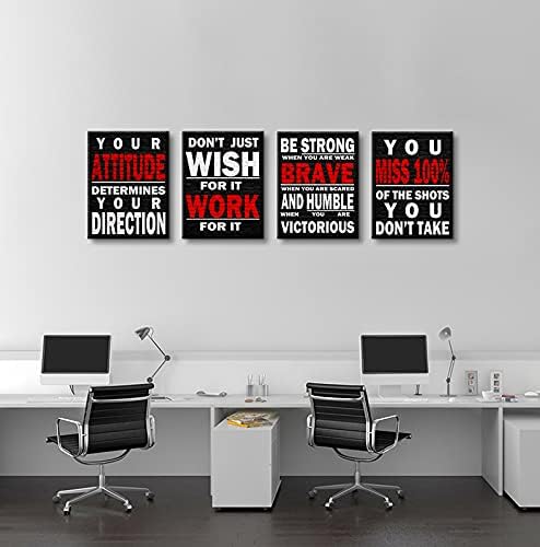 Office Wall Décor Black and White Canvas Wall Art Quotes Home Office Décor Wall Art For Office Office Wall Art Motivational Posters For Office Wall Decor For Office Inspirational Wall Art For Office,