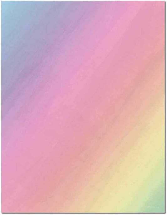 Pastel Prism Letterhead Laser & Inkjet Printer Paper (100 Pack)