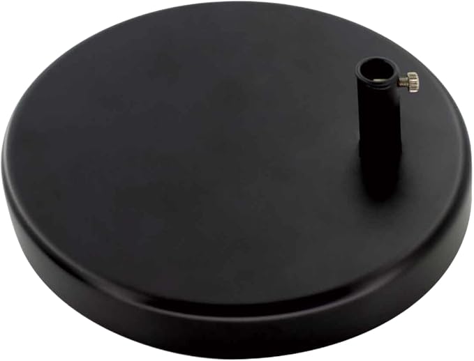Desk Lamp Base: Round inches Mounting Stand for Desk Lamps,Magnifying Glass with Light,Mic Arm Desk Mount,Swing Arm Desk Lamp,for Home Office,Compatible for lk-1 cl-2 (Black)