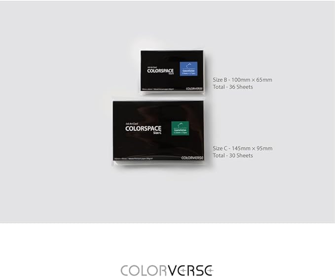 Colorverse Colorspace Size B [Constellation] Ink Art Cards
