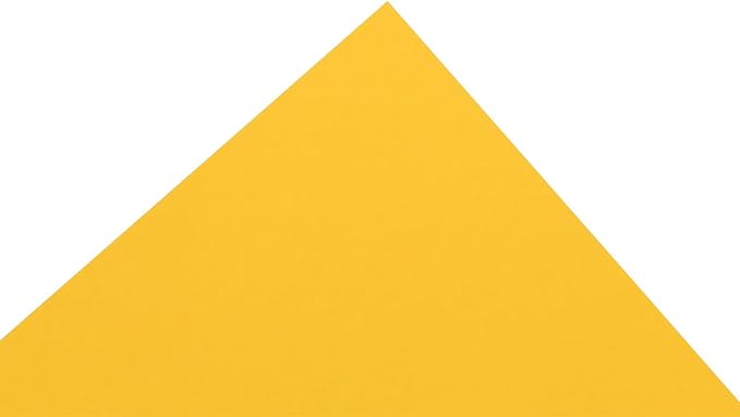 PA Paper Accents Cardstock Pack 12" x 12" Canary Yellow, Smooth, 65lb colored cardstock paper for card making, scrapbooking, printing, quilling and crafts, 25 pieces