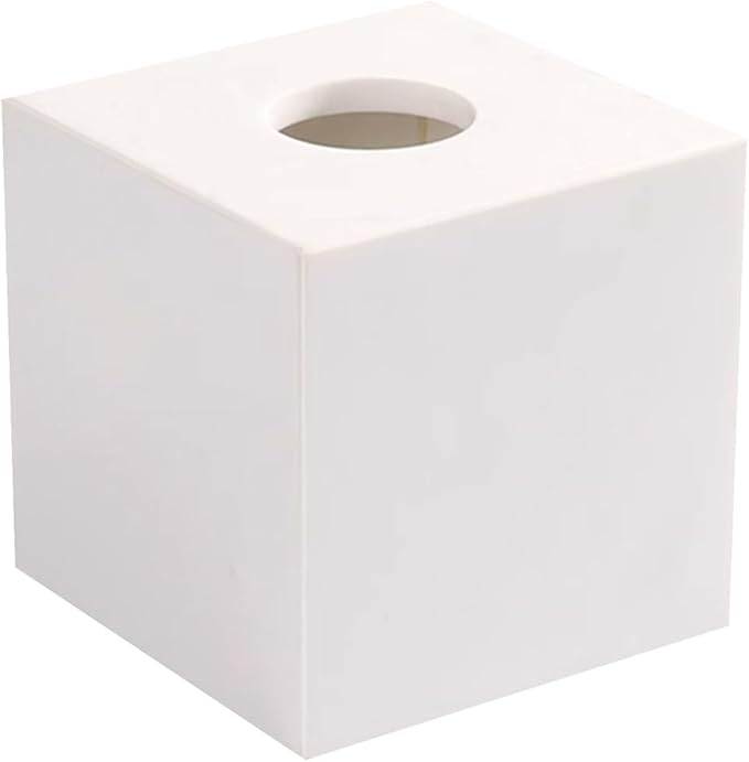 Stylish Tissue Box Rectangular Tissue Box Cover Plastics Tissue Box lid Reusable Tissue Box for Bathroom Bedroom Dressers Desk Offices Home Modern Tissue Box (Color : Green, Size : Multi-Col