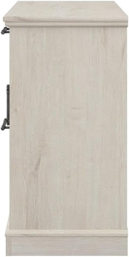 BOWERY HILL 2 Drawers 30" Lateral White Engineered Wood Filing Cabinet Easy Assembly Stationary Legal/Letter/A4 Size for Home, Office