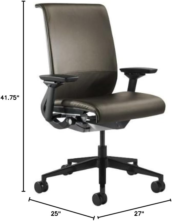 Steelcase Think Chair, Soapstone Leather