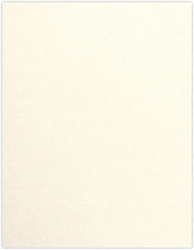 LUXPaper Custom Printed 8.5" x 11" Paper | Customizable Letterhead | Personalized Logo & Text | Letter Size | Champagne Metallic | 80lb. Text | 200 Qty