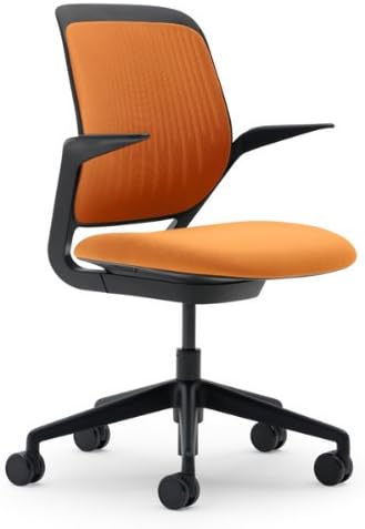 Steelcase Cobi Chair, Tangerine Fabric