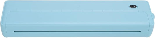 ZJchao Portable A4 Thermal Printer Inkless Mobile Printer for Home and Office (Blue)