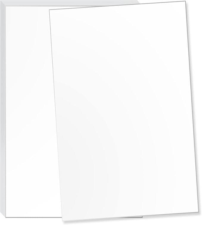 NextDayLabels - 80 lb. (216 gsm) Cover Card Stock, 50 Sheets per Pack, Great for Printing, School Projects, Flyers, Invitations, Arts N Crafts, DIY Projects, and Much More (11x17" WHITE)