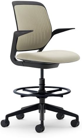 Steelcase Cobi Fabric Stool, Malt