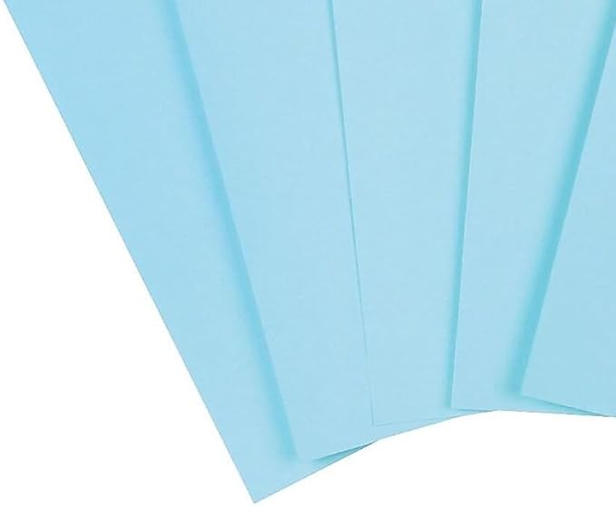 Staples Cover Stock Paper 67 lbs 8.5-Inch x 11-Inch Blue 250/Pack, For Office, School & Home