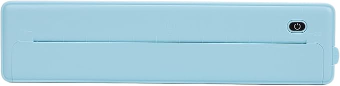 ZJchao Portable A4 Thermal Printer Inkless Mobile Printer for Home and Office (Blue)