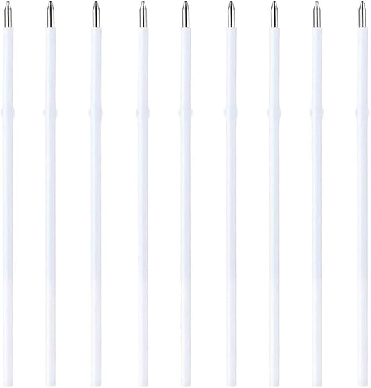 20 pcs 0.7mm Black Color Replaceable Ballpoint Pen Refill School Office Supplies(4.2 inch)
