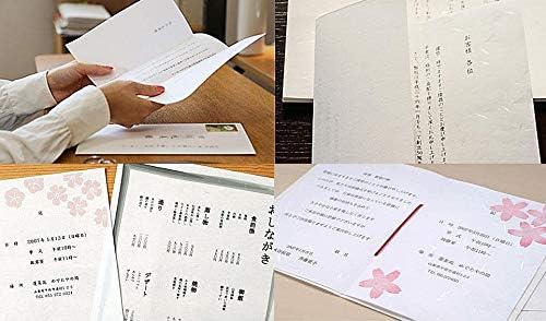 Washi Paper Printable A5 Printer Paper (50 Sheets), TAIREISHI Japanese Paper for Printing, Multipurpose Copy Paper for Laser and Inkjet Printers, Made in JAPAN (47306)