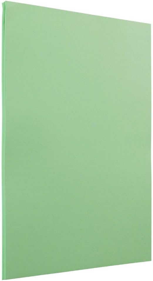 LUXPaper Custom Printed 8.5" x 11" Paper | Customizable Letterhead | Personalized Logo & Text | Letter Size | Pastel Green | 60lb. Text | 100 Qty