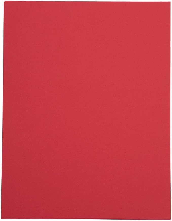 LUXPaper Custom Printed 8.5" x 11" Paper | Customizable Letterhead | Personalized Logo & Text | Letter Size | Ruby Red | 80lb. Text | 200 Qty
