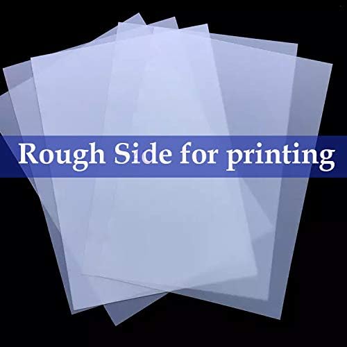 4UMedia&DisplayLLC -13"x19" Waterproof Inkjet Transparency Silk Screen Printing Film Paper 100 sheets