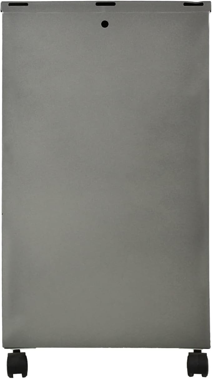Lorell 2-Drawer Mobile File Cabinet, Gray- (LLR16873)