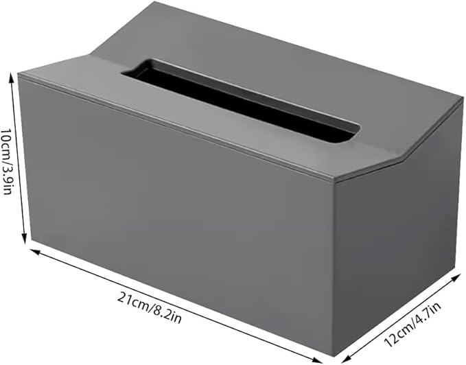 Stylish Tissue Box Plastic RectangleTissue Box Cover Tissue Box Hanging with No Punch for Bathroom Vanity Desks Offices Bedroom Home Table Modern Tissue Box (Color : Set2) (Set1)